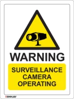 Warning – Surveillance Camera Operating Sign (Style 2) | 0704
